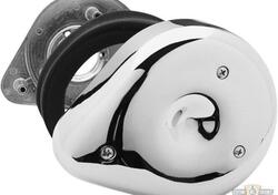 Filtro aria a goccia Teardrop cromato per XL, Dyna 