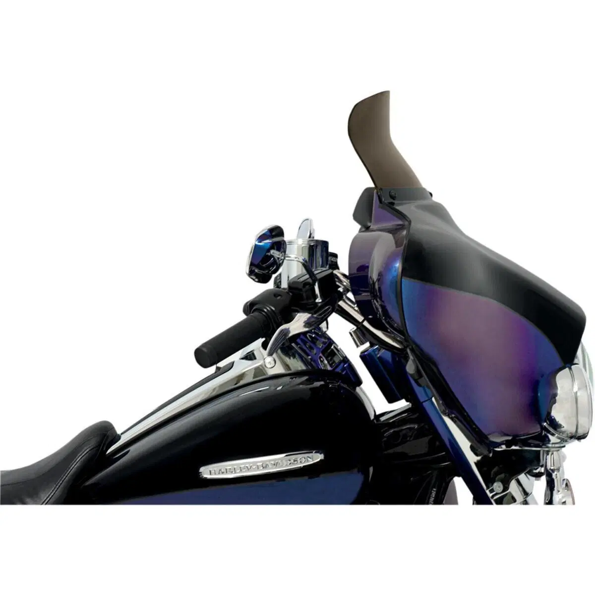 Parabrezza Memphis Spoiler fumè alto 21,5 cm per T 