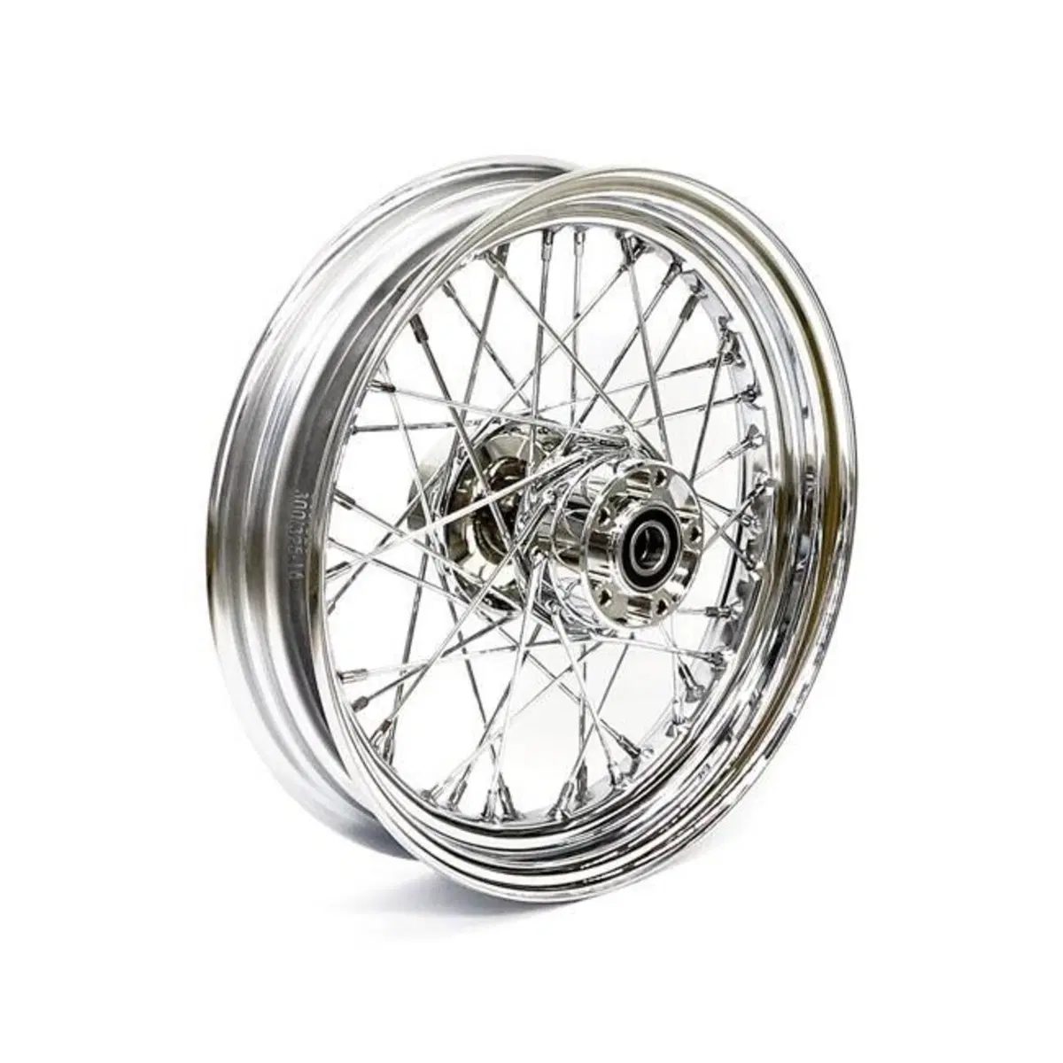 Ruota anteriore a 40 raggi cromata 16x3 Per Tourin 