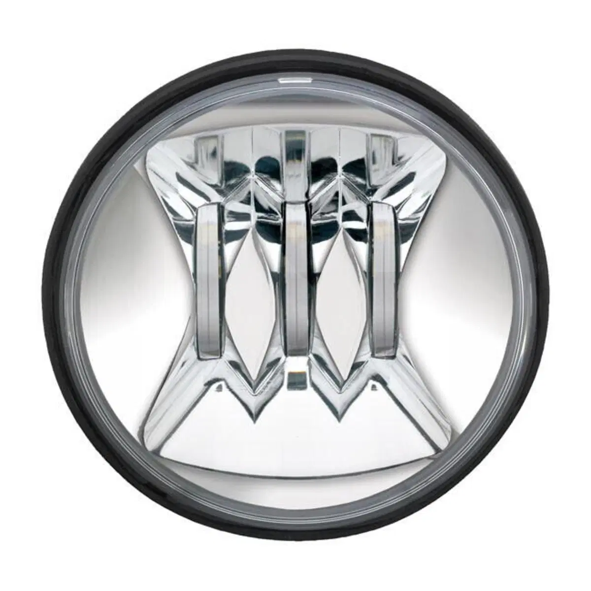 Parabola 4,5" LED omologata cromata Speaker 