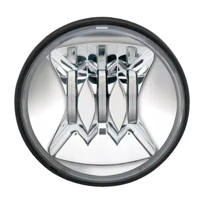 Parabola 4,5" LED omologata cromata Speaker 