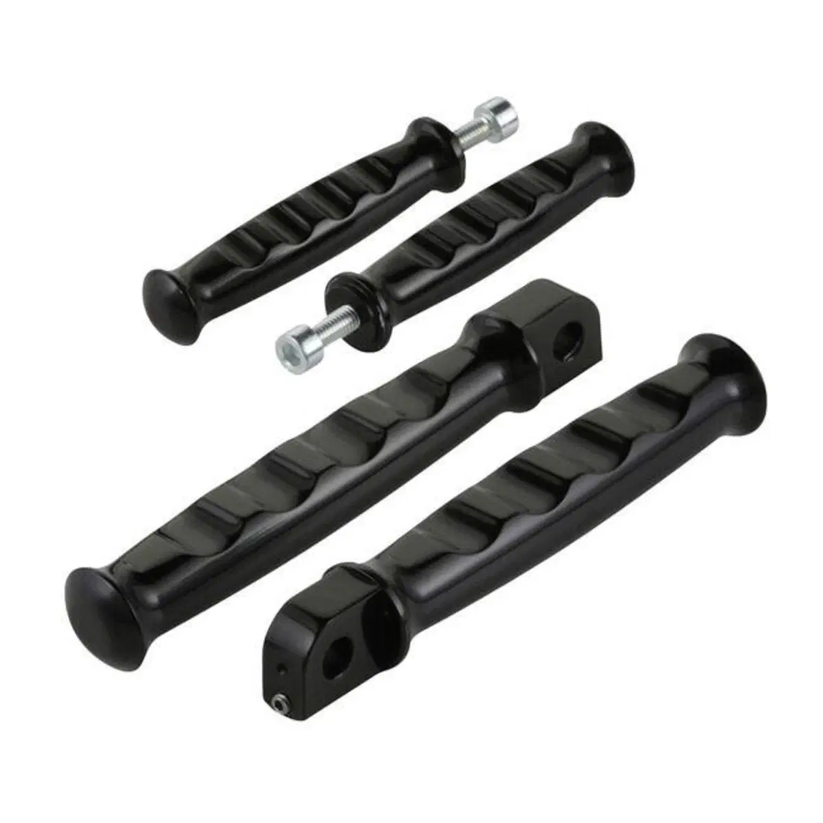 Pedaline Rebuffini Round Mini cromate con adattato 