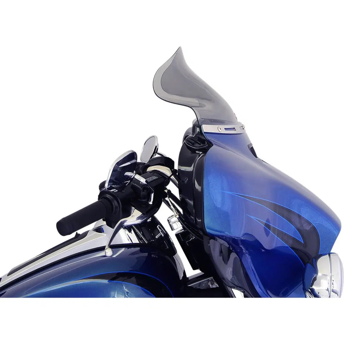Parabrezza Klock Werks fumè alto 21 cm per Touring