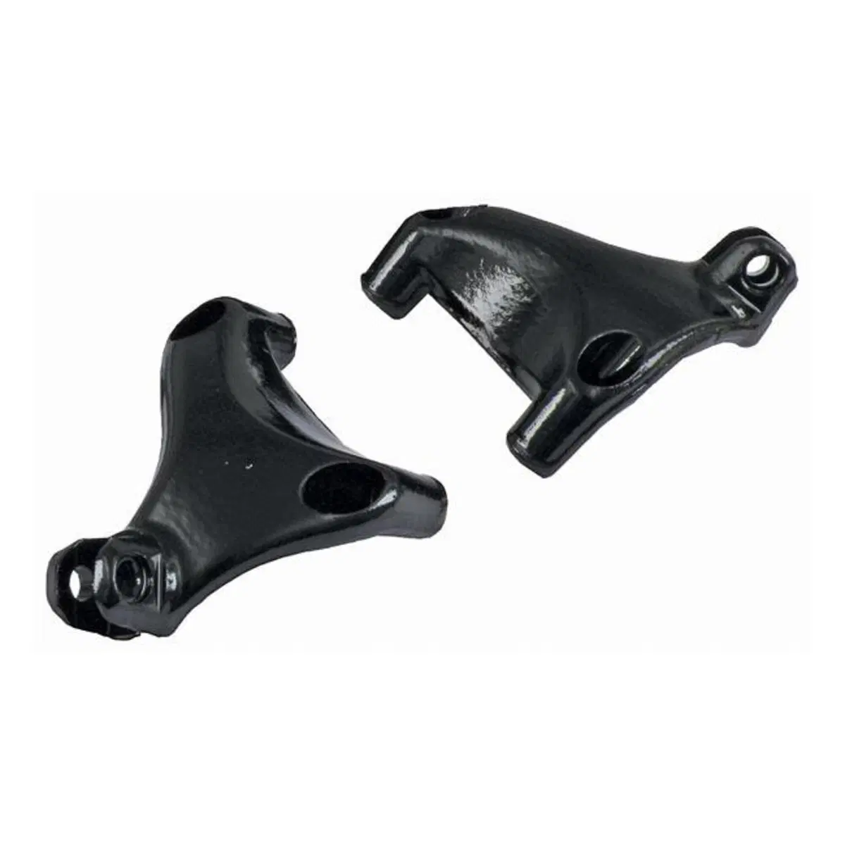 Supporti pedaline passeggero neri Per Sportster da 