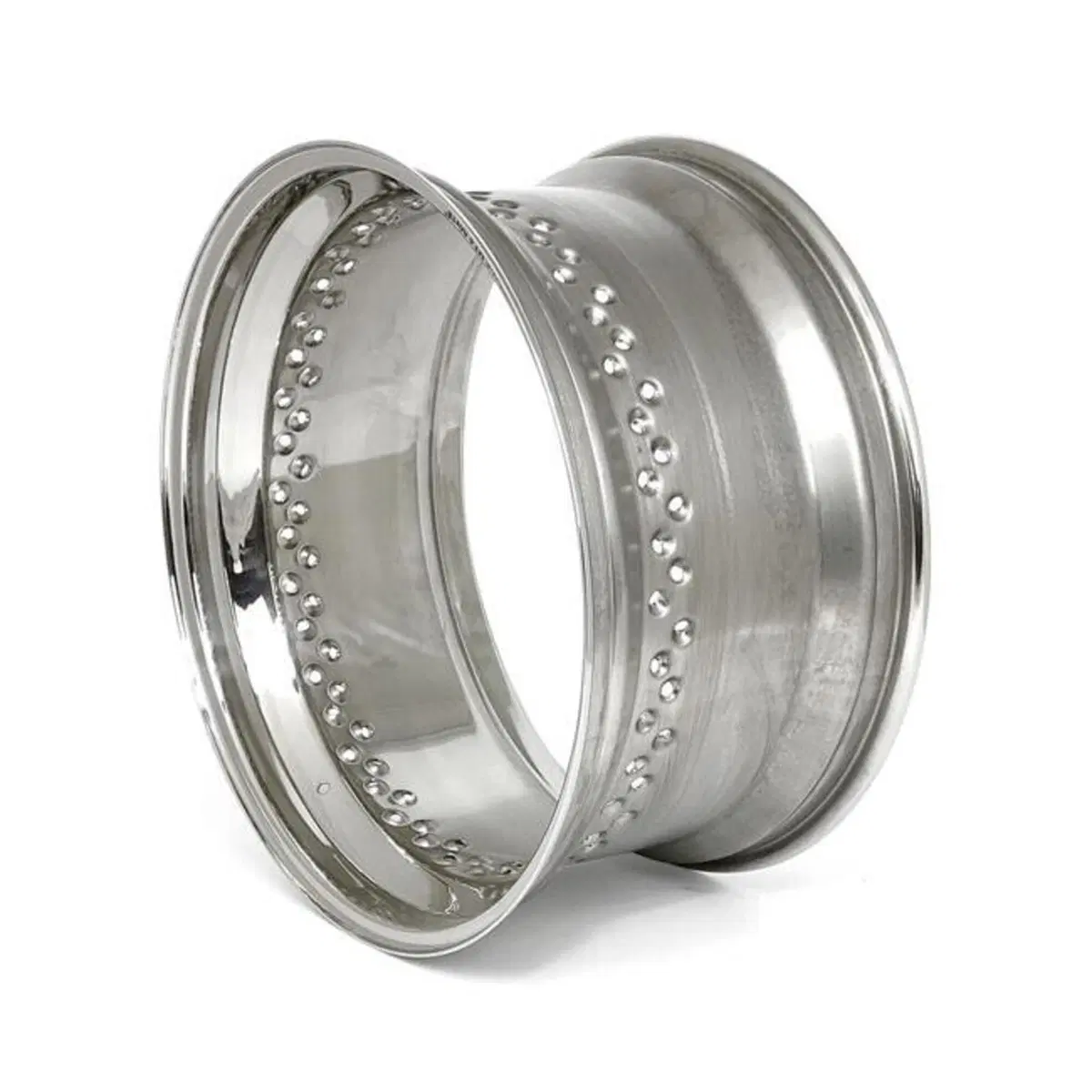 Cerchione 18x9 - 80 fori - inox lucido TTS 