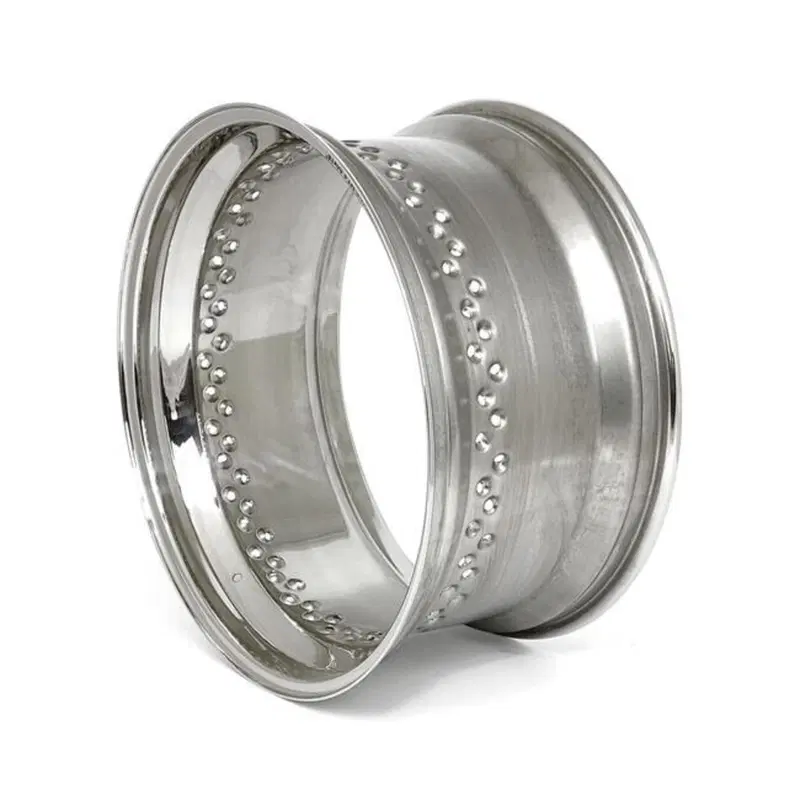 Cerchione 18x9 - 80 fori - inox lucido TTS 