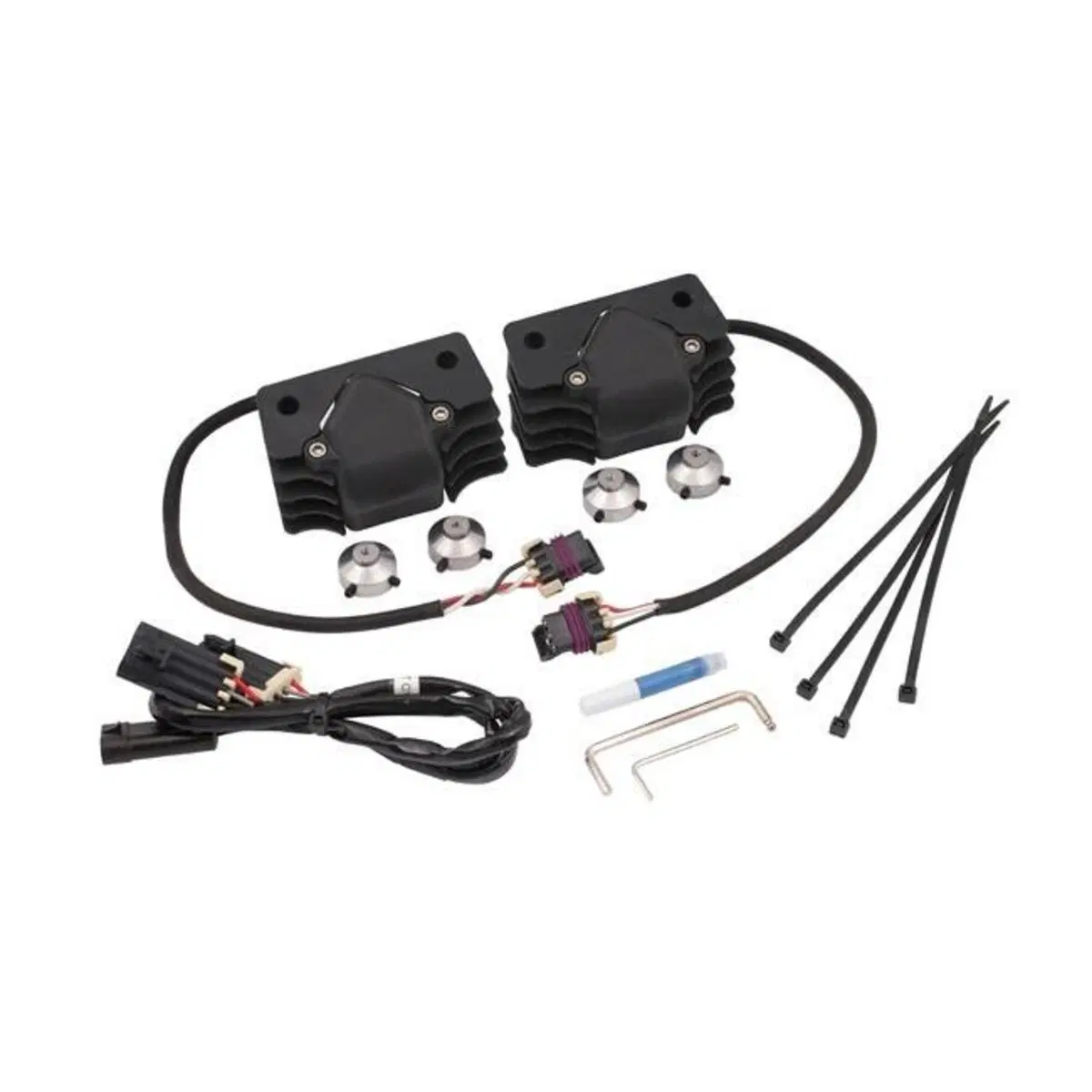 bobine Accel Stealth Supercoils nero per Sportster