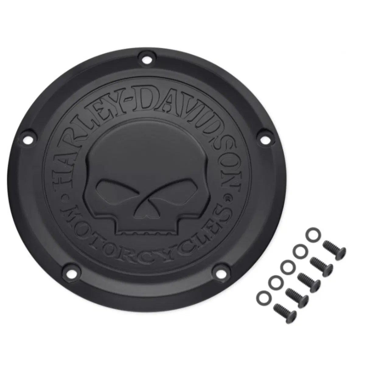 Coperchio frizione derby cover nero Harley Davidso 