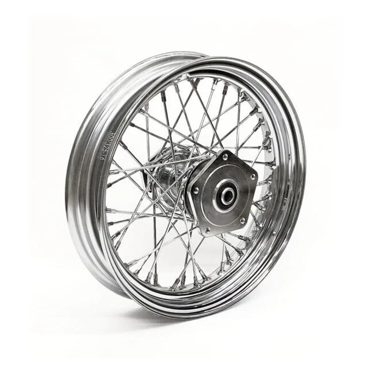 Ruota posteriore a 40 raggi cromata 16x3 per Touri 