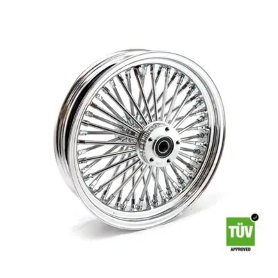 Ruota posteriore cromata Big Spoke 48 raggi 16&rdquo;x 3 