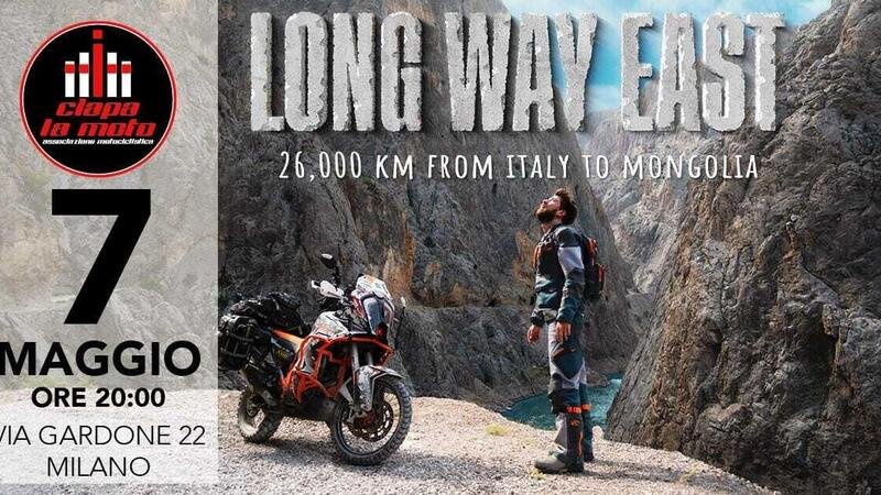 Long Way East: i racconti di viaggio di Federico Marretta al Ciapa La Moto il 7 maggio