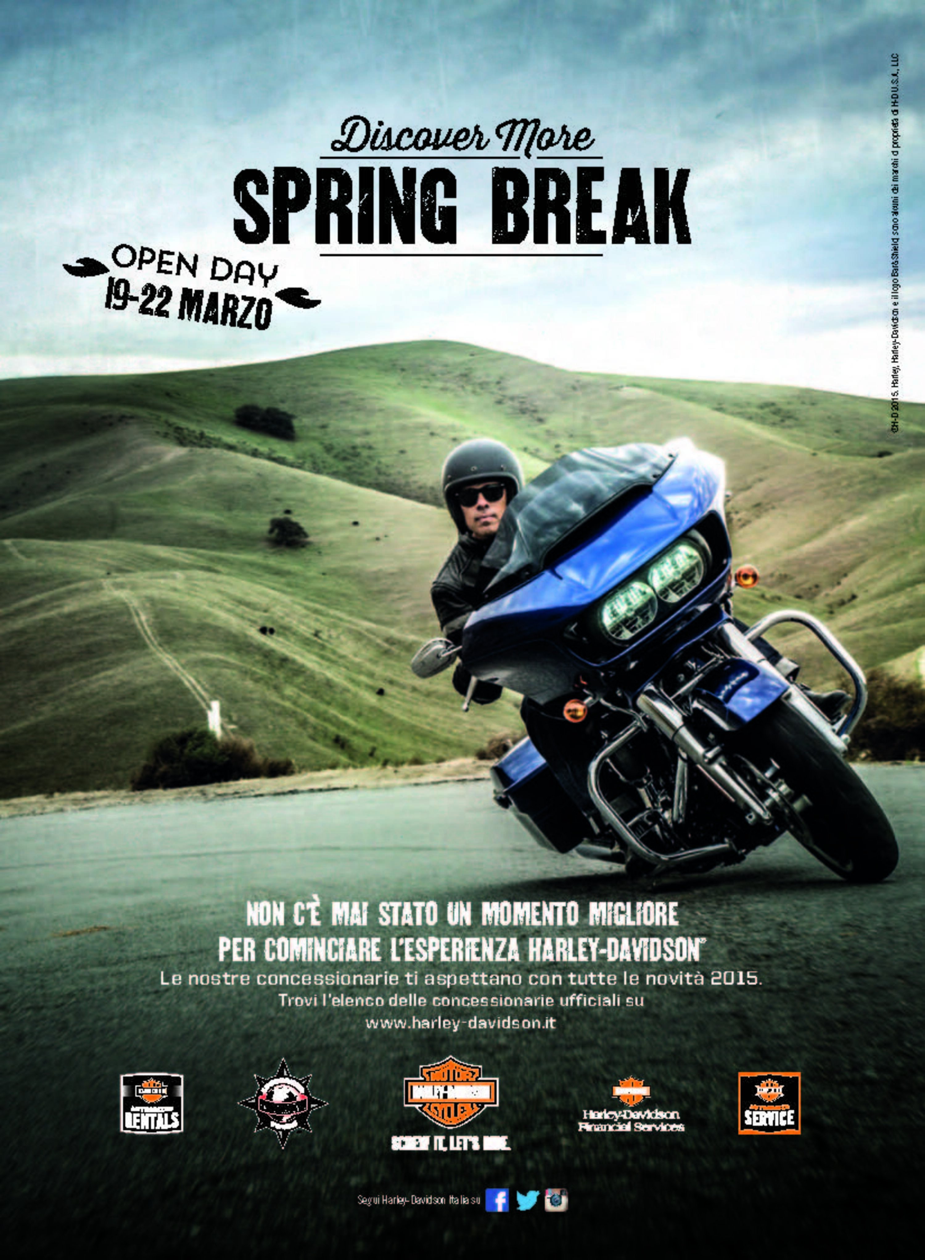Harley-Davidson Spring Break, il 19-22 marzo