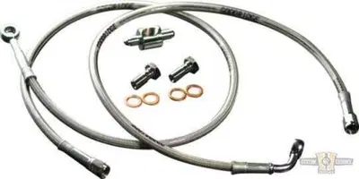 Tubo freno post treccia inox per Touring dal 1993 Goodridge