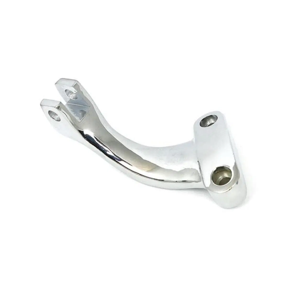 Supporto pedalina guidatore sinistra cromato Per S 