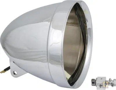 Faro anteriore 7" Adjure - senza Parabola cromato 