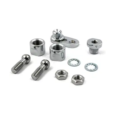 Supporti frecce cromati con snodo regolabile da fi 