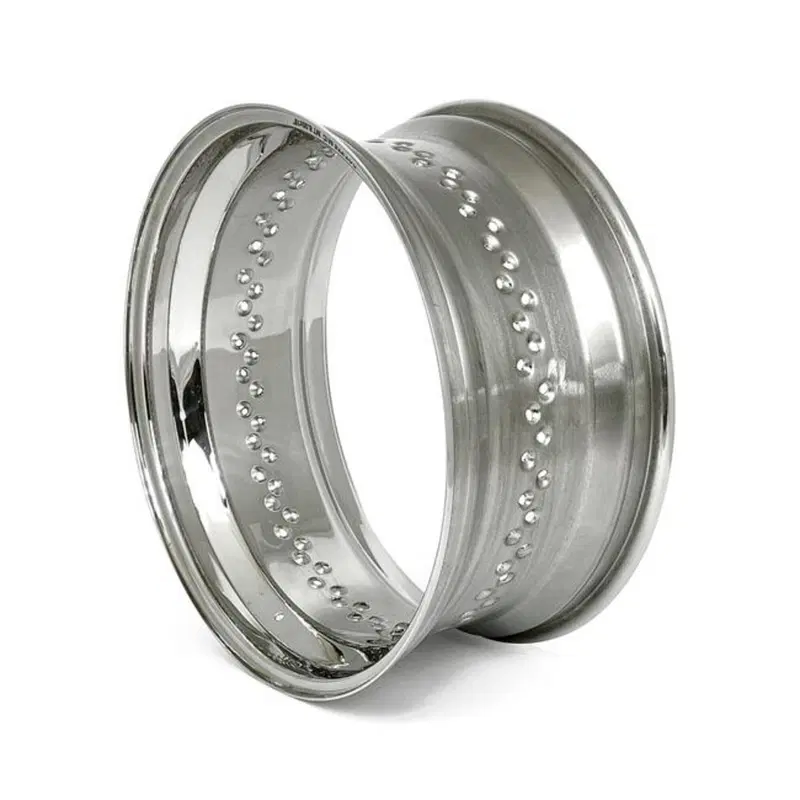 Cerchione 18x6.00 - 80 fori - inox lucido TTS 