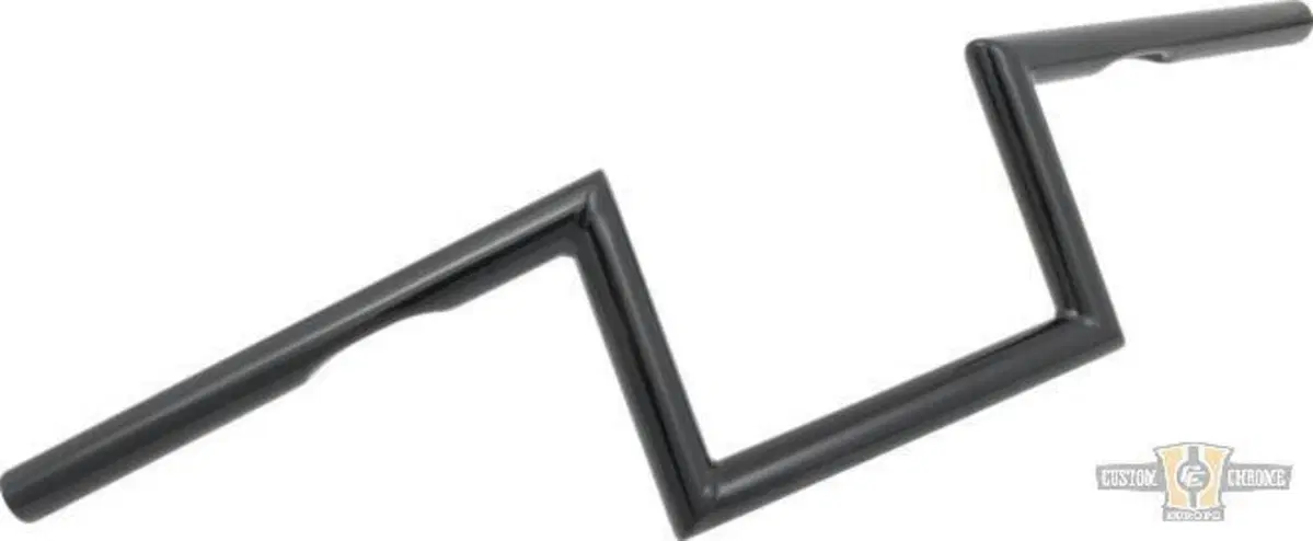 Manubrio Z Bar 1", alto 6", Largo 72cm, nero, con Jammer