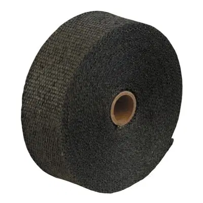 Benda paracalore nera per scarichi larga 5 cm lung 
