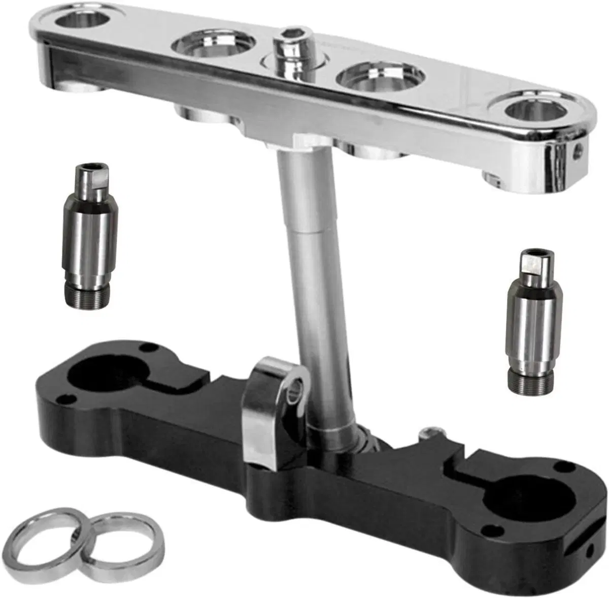 Kit piastre Ness inclinate 6° per Softail FLST dal Arlen Ness