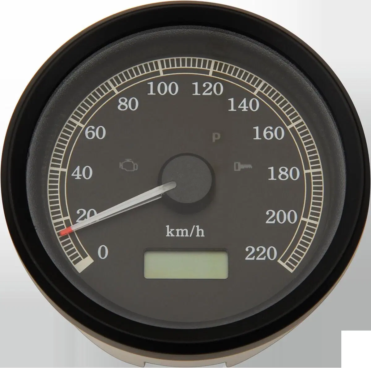 Contakilometri fondo nero replica dell'originale p Drag Specialties