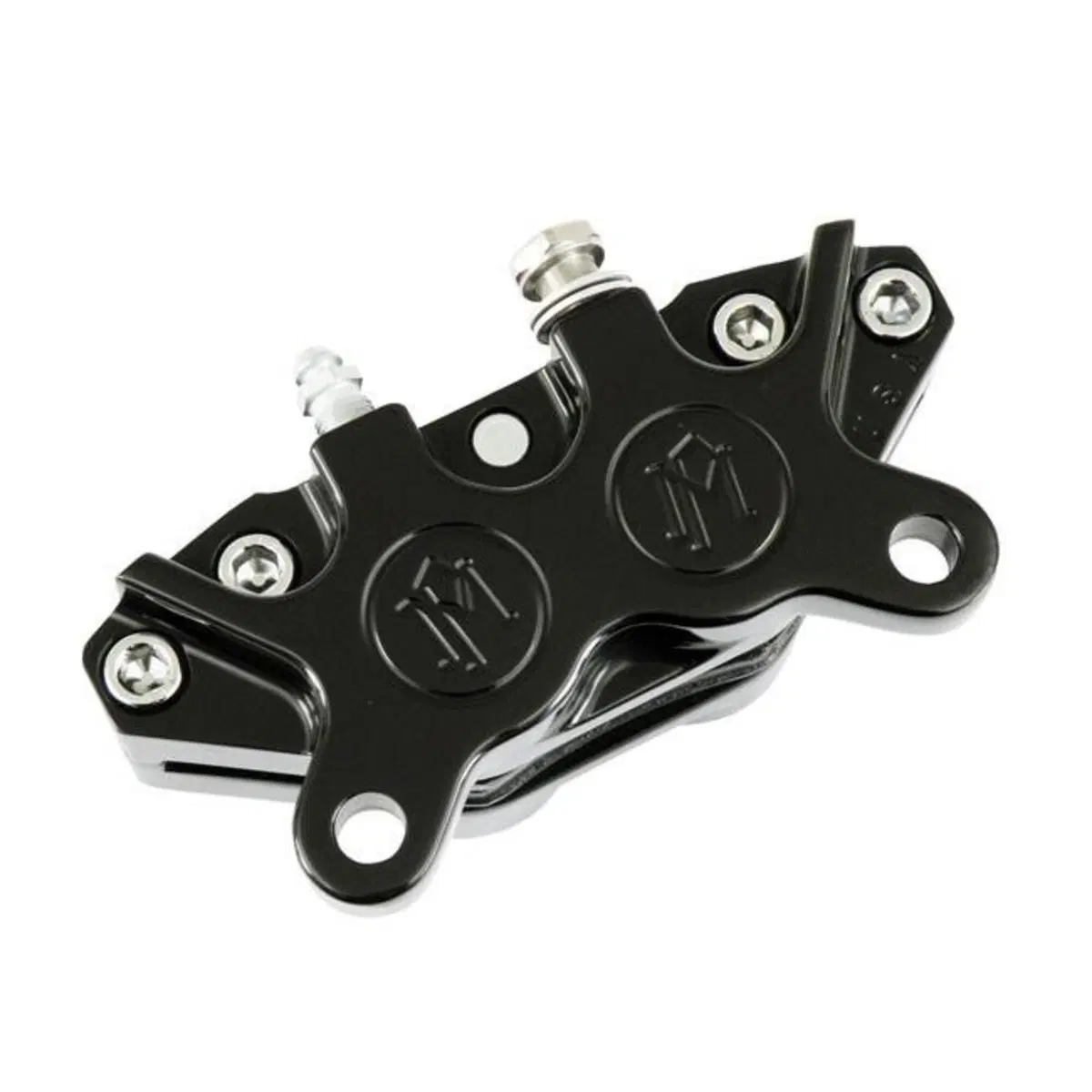 Pinza freno PM 4 pistoni anteriore nera per Sports Performance Machine