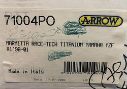 marmitta ARROW race-tech titanio yamaha YZF R1 98-