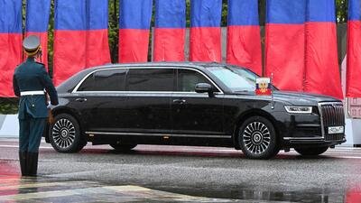 Vladimir Putin ha la sua nuova limousine: la Aurus Senat