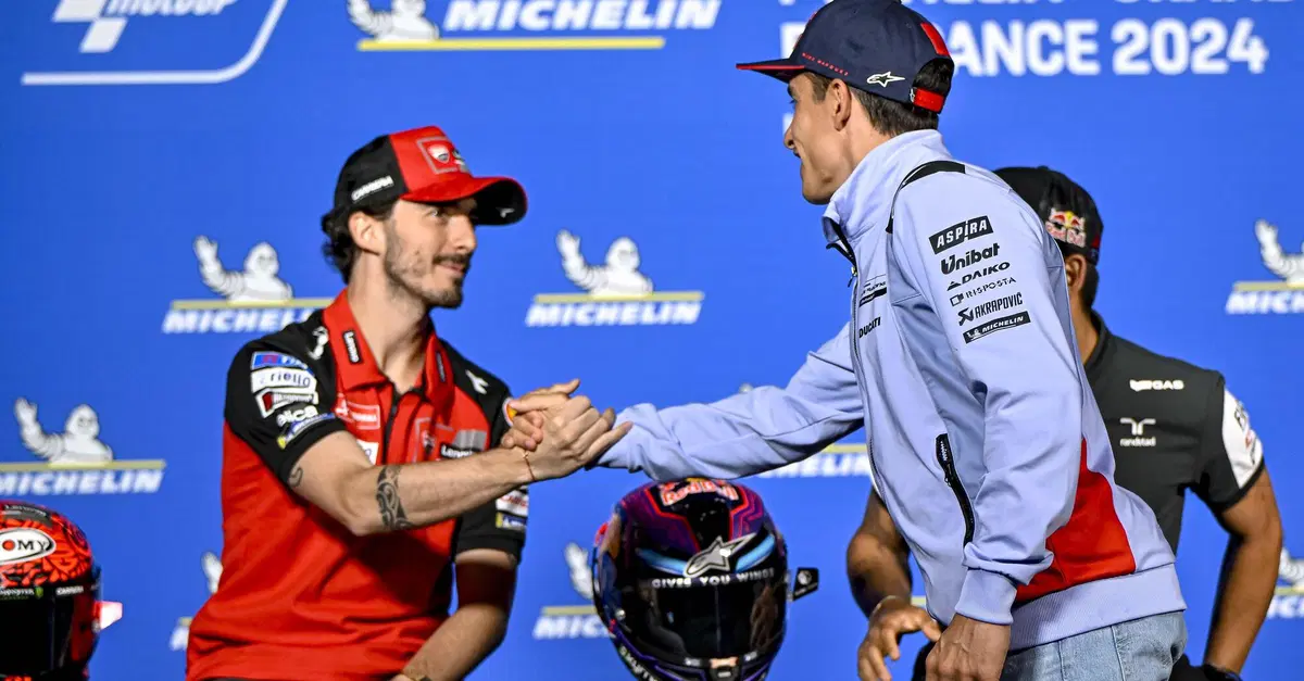 MotoGP 2024. GP di Francia. Pecco Bagnaia: "Non voglio Marc Marquez come compagno? Cavolate"