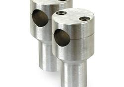 Riser Aluminum alti 3’’, alluminio satinato, Per m 