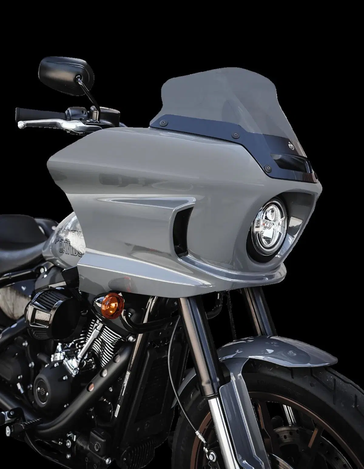 Parabrezza Klock Werks Flare fumè scuro alto 15 cm
