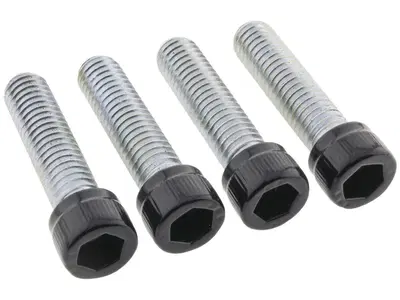 Kit viti supporti comandi guidatore nere lucide pe 