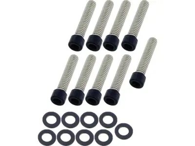 Kit viti coperchio cam nere opache per Softail dal 