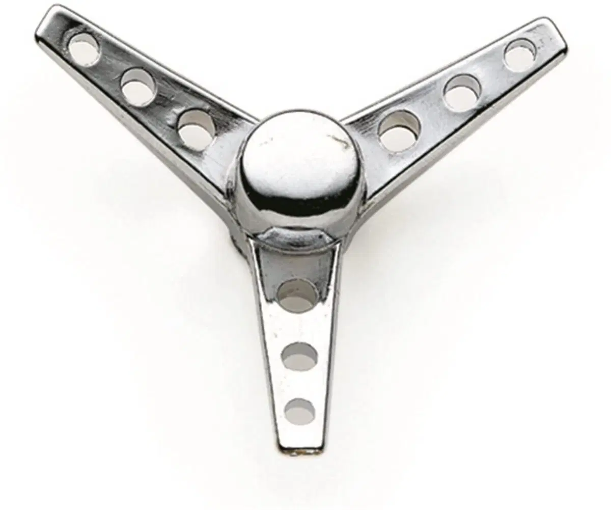 Dado con Tri-Bar filetto 1/4-20 cromato Motorcycle 