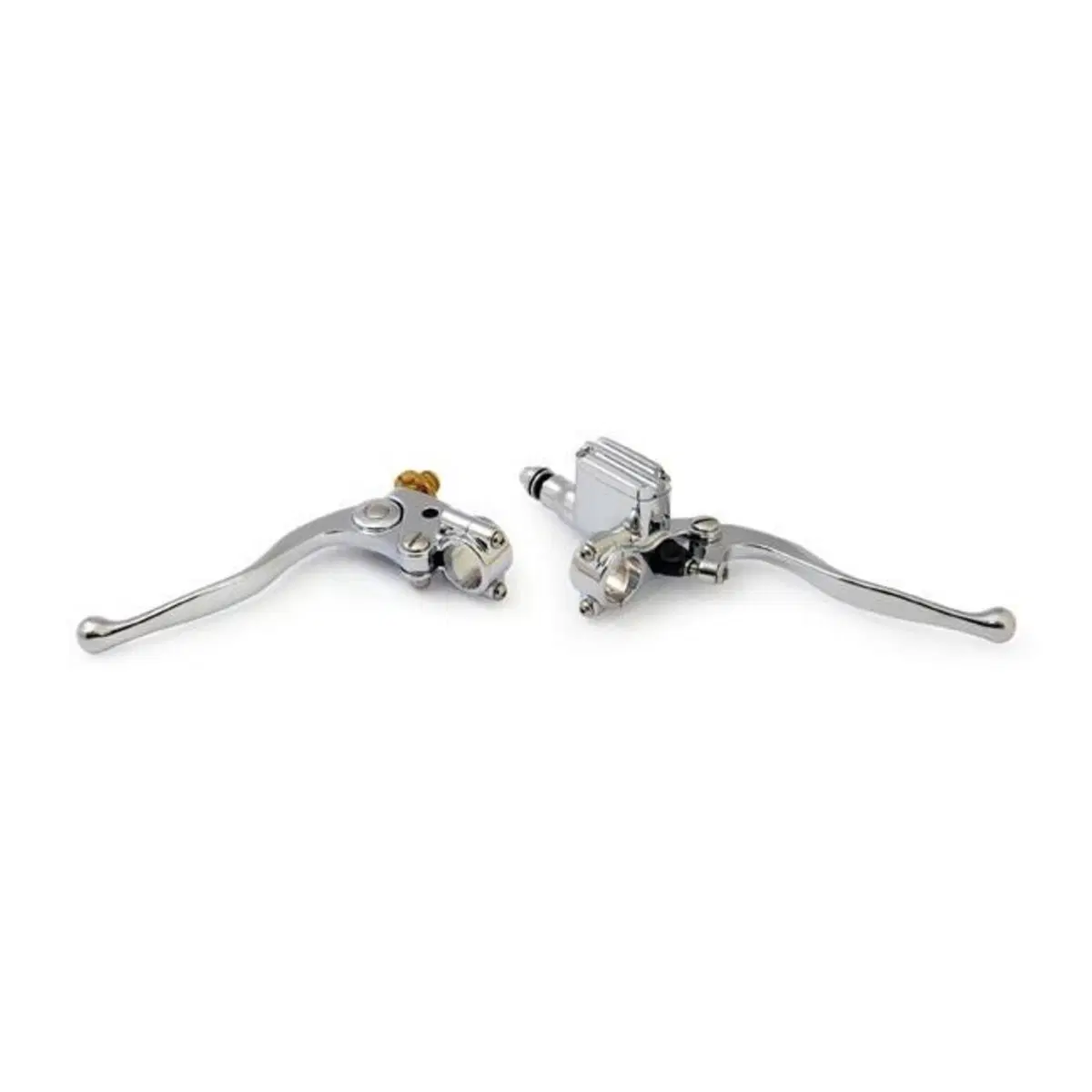 Kit comandi manubrio Old School cromati da 11/16'' 