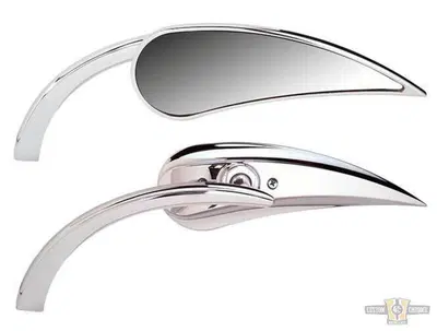 Specchietto Rad 2 a goccia destro cromo Arlen Ness