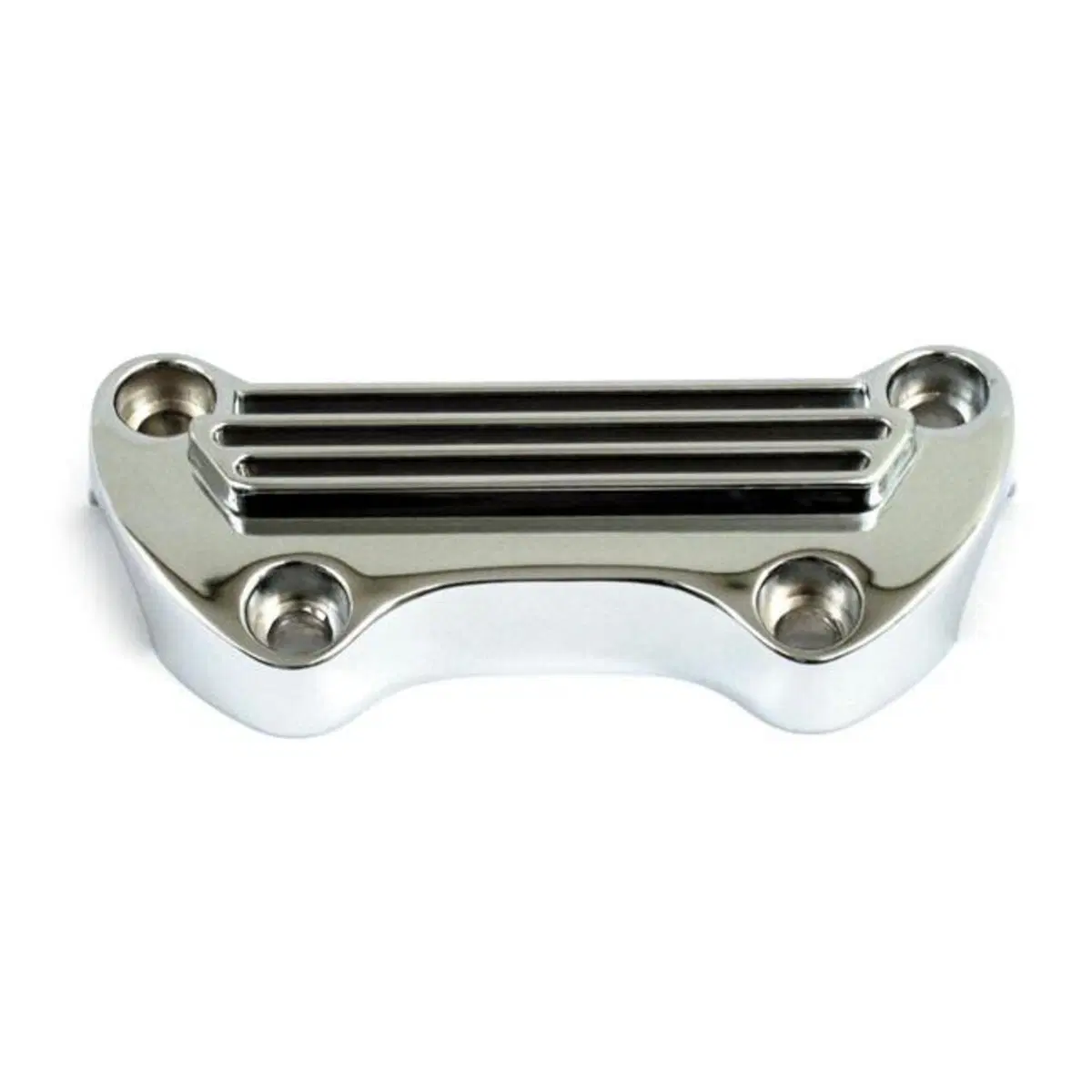 Piastrina riser CROMATA ALETTATA Motorcycle Storeh 