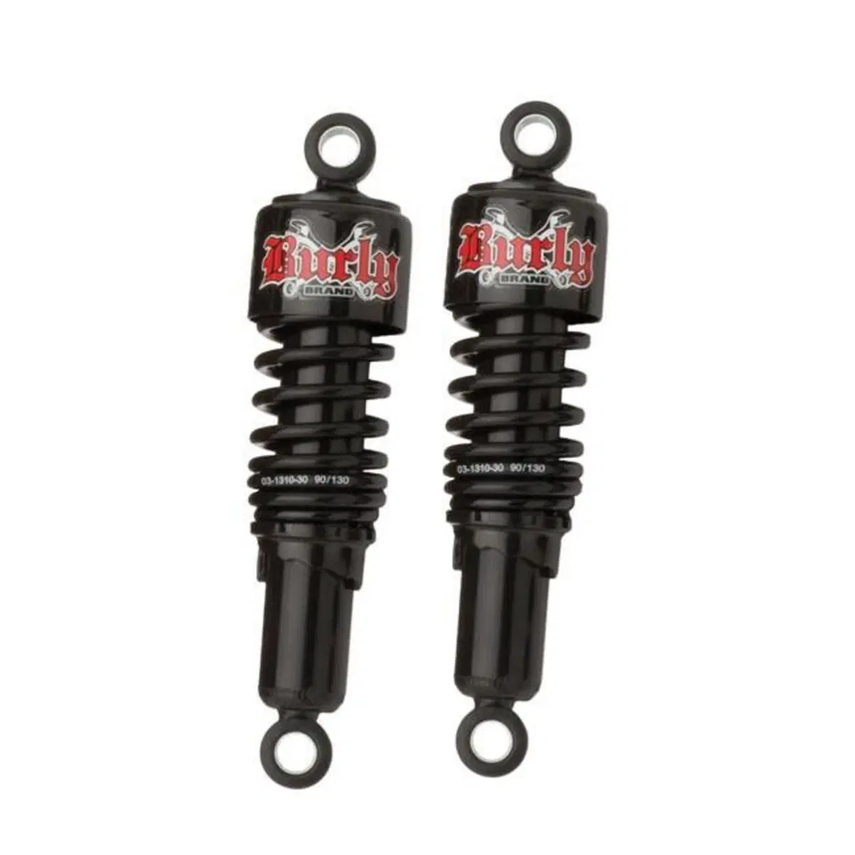 Ammortizzatori 10,5" neri Burly Slammer per Tourin 