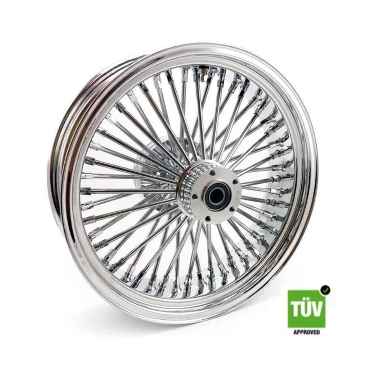 Ruota posteriore cromata Big Spoke 48 raggi 18”x 5 