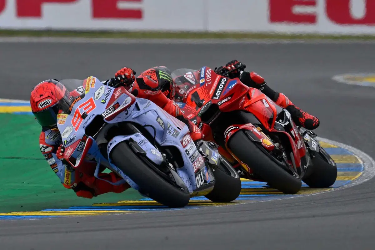 MotoGP 2024. GP di Francia. Tutti i sorpassi di Marc Marquez a Le Mans, più l'ultimo a Pecco Bagnaia [VIDEO e GALLERY] (7)
