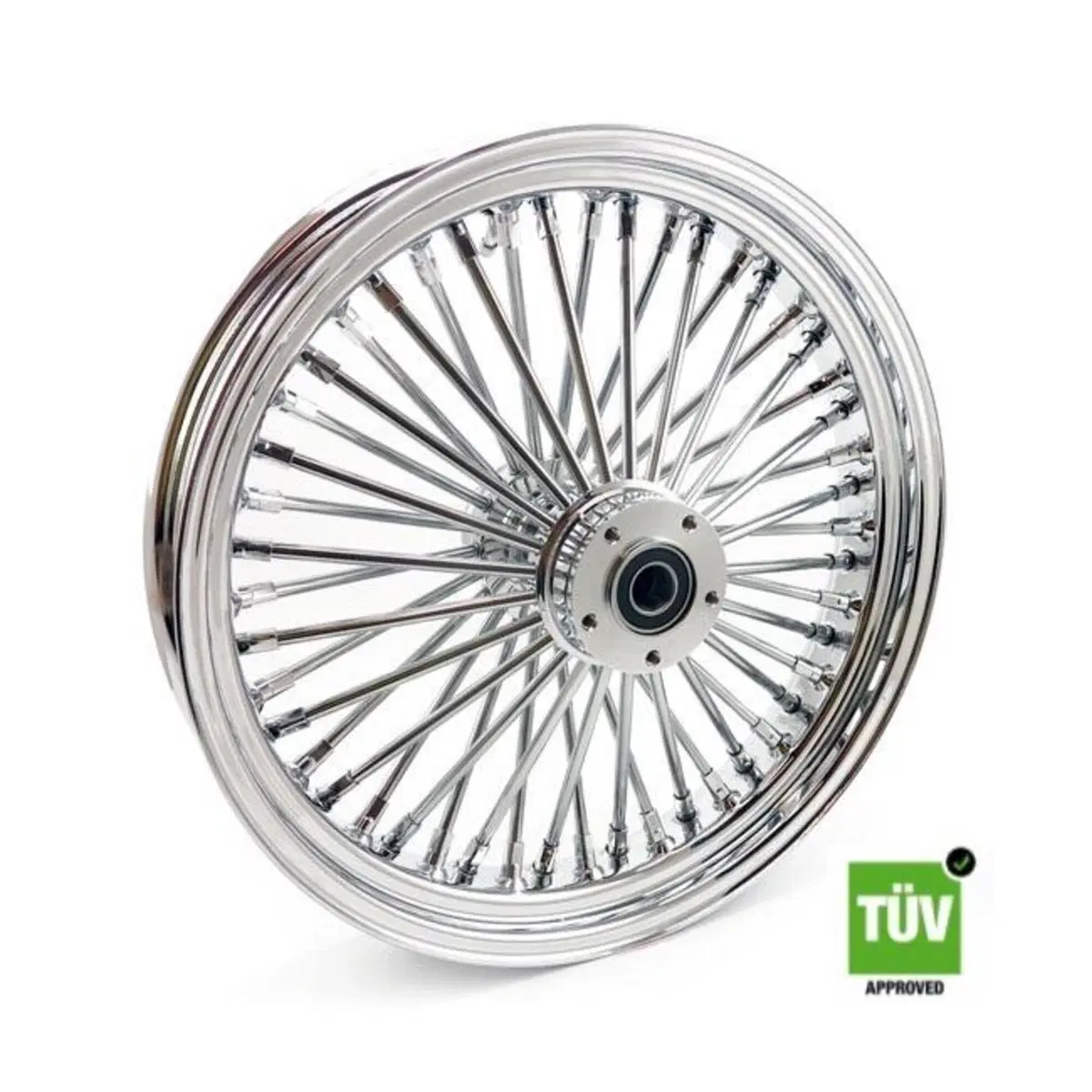 Ruota anteriore cromata Big Spoke 48 raggi 18”x 3, 