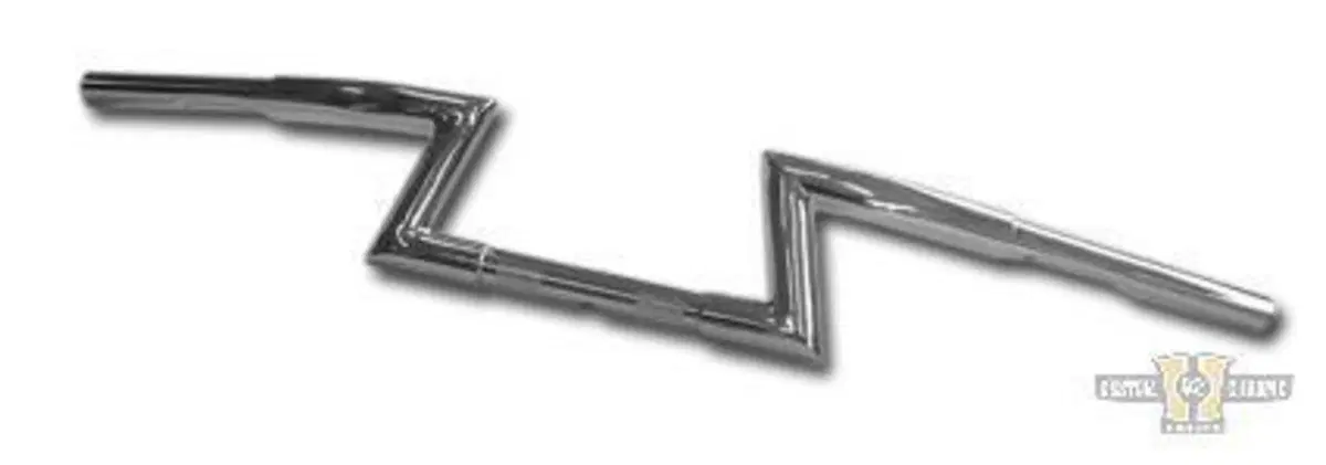 Manubrio Z-Bar 1 1/4'' ,alto 4,5", Largo 34'' Crom La Choppers
