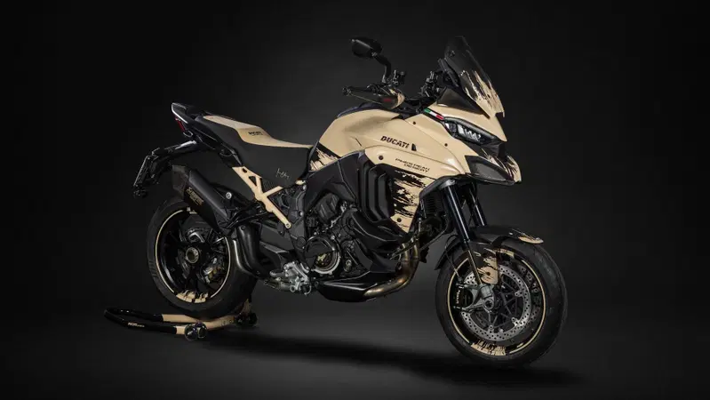 Una Ducati Multistrada V4 Pikes Peak come non l'avete mai vista: &egrave; la Unica dello chef Massimo Bottura [GALLERY]