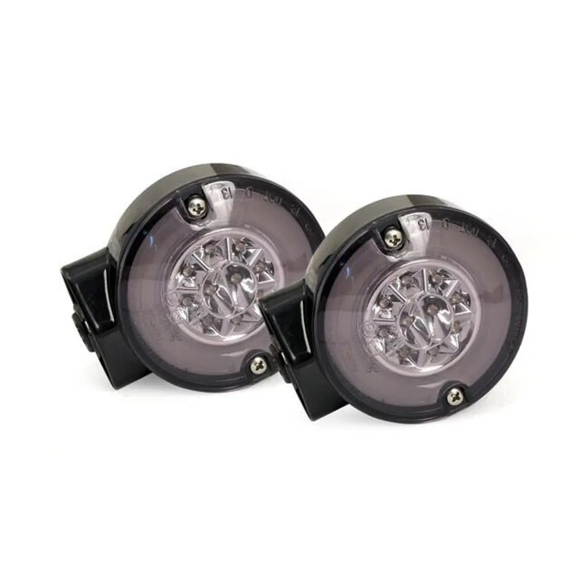 Frecce a led anteriori nere lenti fumè omologate p 