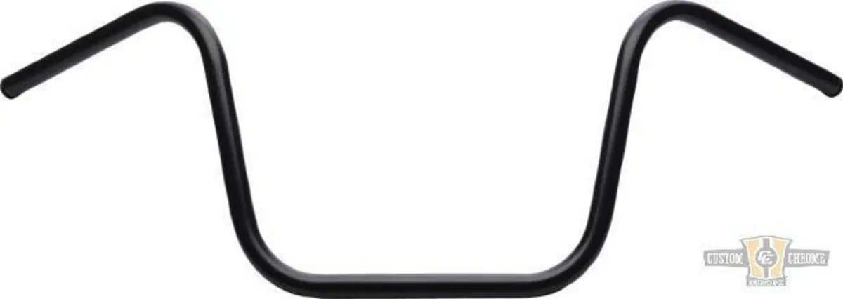 Manubrio Ape Hanger 1" alto 12" nero senza fossett Santee