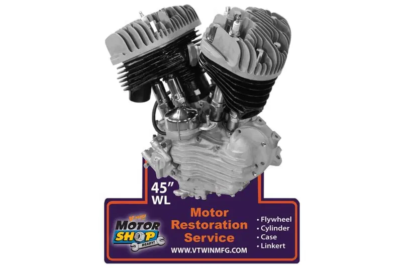 Insegna metallica motore Flathead V-Twin 