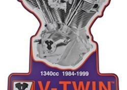 Insegna metallica motore Evolution V-Twin 
