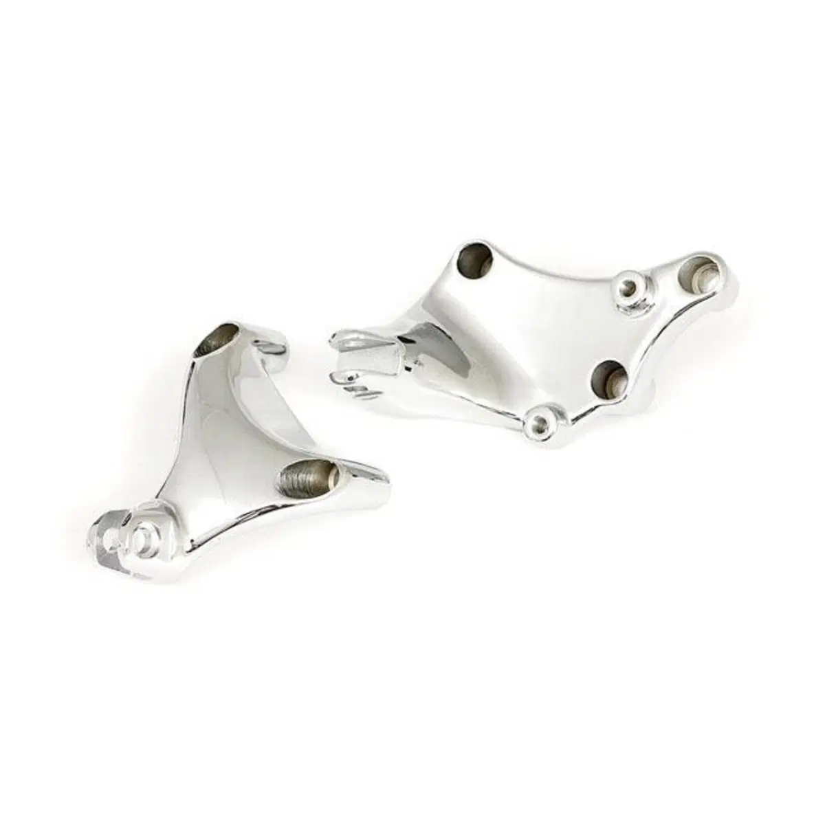 Supporti pedaline passeggero cromati Per Sportster 