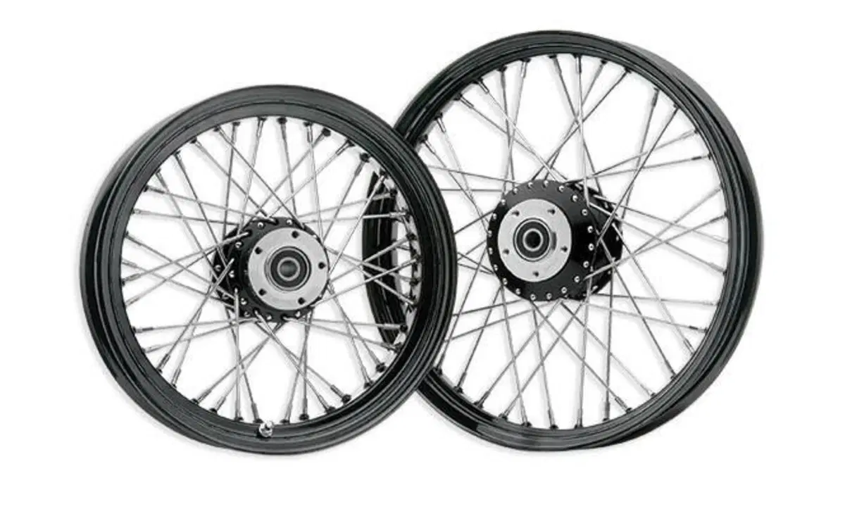 Ruota posteriore 16 x 3,5 - 40 raggi nera Custom C 