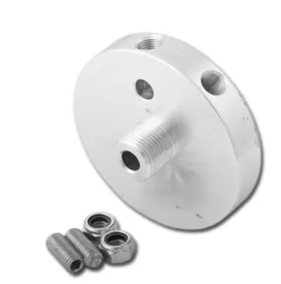 Supporto filtro olio billet cromato universale CPV 